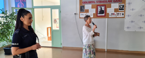 Spotkanie z policjantem w Jedynce