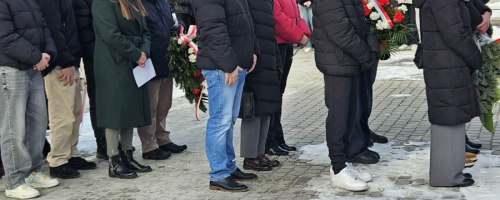 Delegacja Jedynki w hołdzie Powstańcom Styczniowym