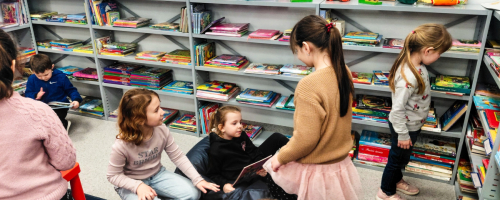 Przedszkolaki w Bibliotece