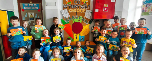 Owoce i warzywa - Co wygrywa u przedszkolaków Jedynki?