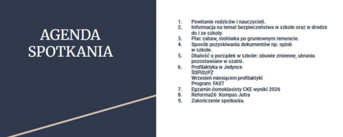 Wywiadówka w Jedynce- wrzesień 2026 r.